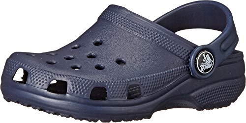 Image of Crocs Kids Unisex Classic Navy Clogs and Mules - C10C11