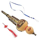 TOGEVAL Hulusi Blasinstrument aus natürlichem violettem Holz C Anfänger und chinesisches traditionelles Ethno Blasinstrument mit angenehmem Klang und langlebiger Verarbeitung