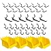WallPeg 43 Pc. Peg Board Storage System - Pegboard Hook Assortment Organizer Bins Y/B # AM 302- 2