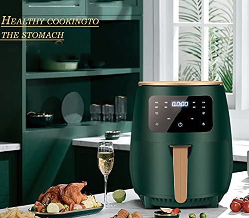 JMSL Air Fryer 1400W - Healthy Cooking, Baking, and Grilling - Rapid Air Circulation with Digital Display, Adjustable Timer and Temperature Control, 4.5 Litres Red - Image 8