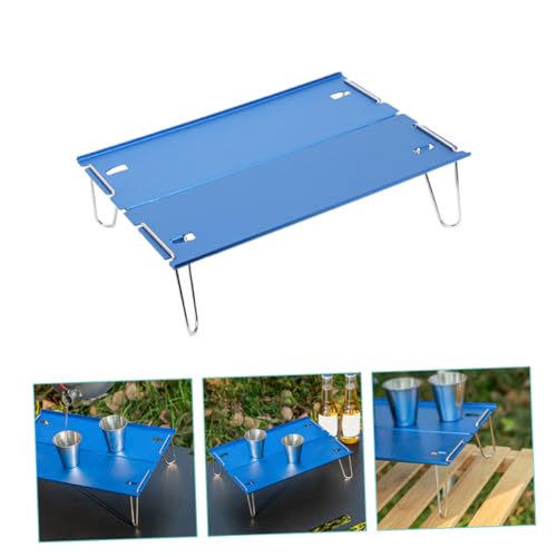 Table de camping pliable portable en aluminium stable et compacte - 5
