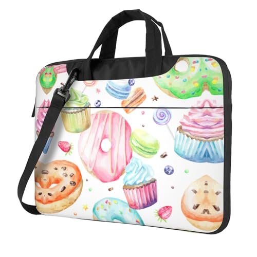 Sacoche PC motif muffins et sucre parfait pour vos journées d'études au café