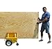 Saw Trax Panel Express Cart Dolly with Shelf and Tool Box