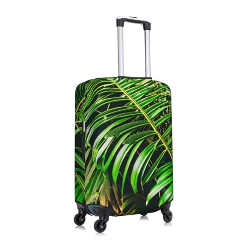 Palm Tree Green Leaves Luggage Covers For Suitcase Approved,Suitcase Cover Protector Fit 18-32 InchLuggage3