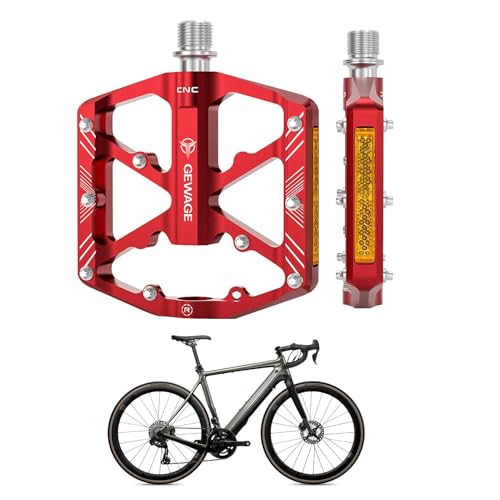 Pédales de vélo antidérapantes idéales pour le vélotaf et les balades du week-end