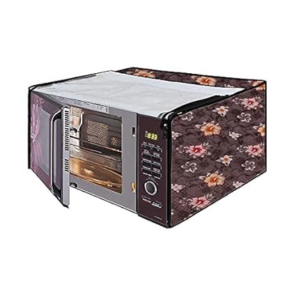 Nitasha Waterproof Dust-Proof Microwave Oven Cover for LG 32 L Convection (MC3286BRUM with Starter Kit)