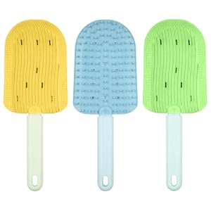 3PCS Cat Tongue Comb, Portable Cat Tongue Brush, Pet Grooming Brush, Pet Ice Cream Massage Comb, Soft Silicone Pet Brush for Cats, For Pets Shedding