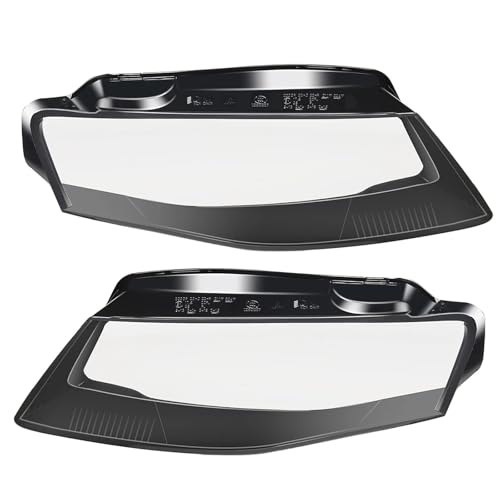 Couvercle de phare Audi A4 B8 coque transparente de qualité supérieure 2009-2012