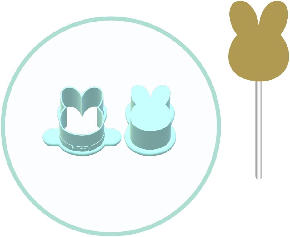 Standard Bunny Cake Pop Mold | Deluxe Cutter, Popper, and Tray Option