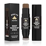 Root Touch Up Hair Color Stick for Brown Coverage - Instant Bald Spot Concealer Stick for Grays and Roots - Professional Salon Quality Hair Cover Up Hair Products for Women/Men (Light Brown)