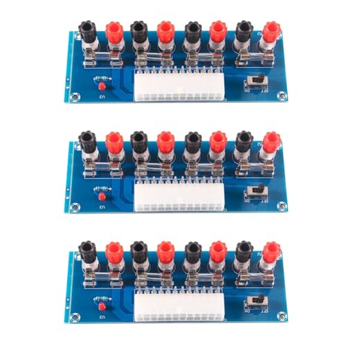 Hfgdnchva XH-M229 Fuente de Alimentación para Chasis de Computadora de Escritorio Placa de Transferencia ATX Módulo de Cable de Alimentación Módulo de Terminal de Salida de Energía 24 Pines