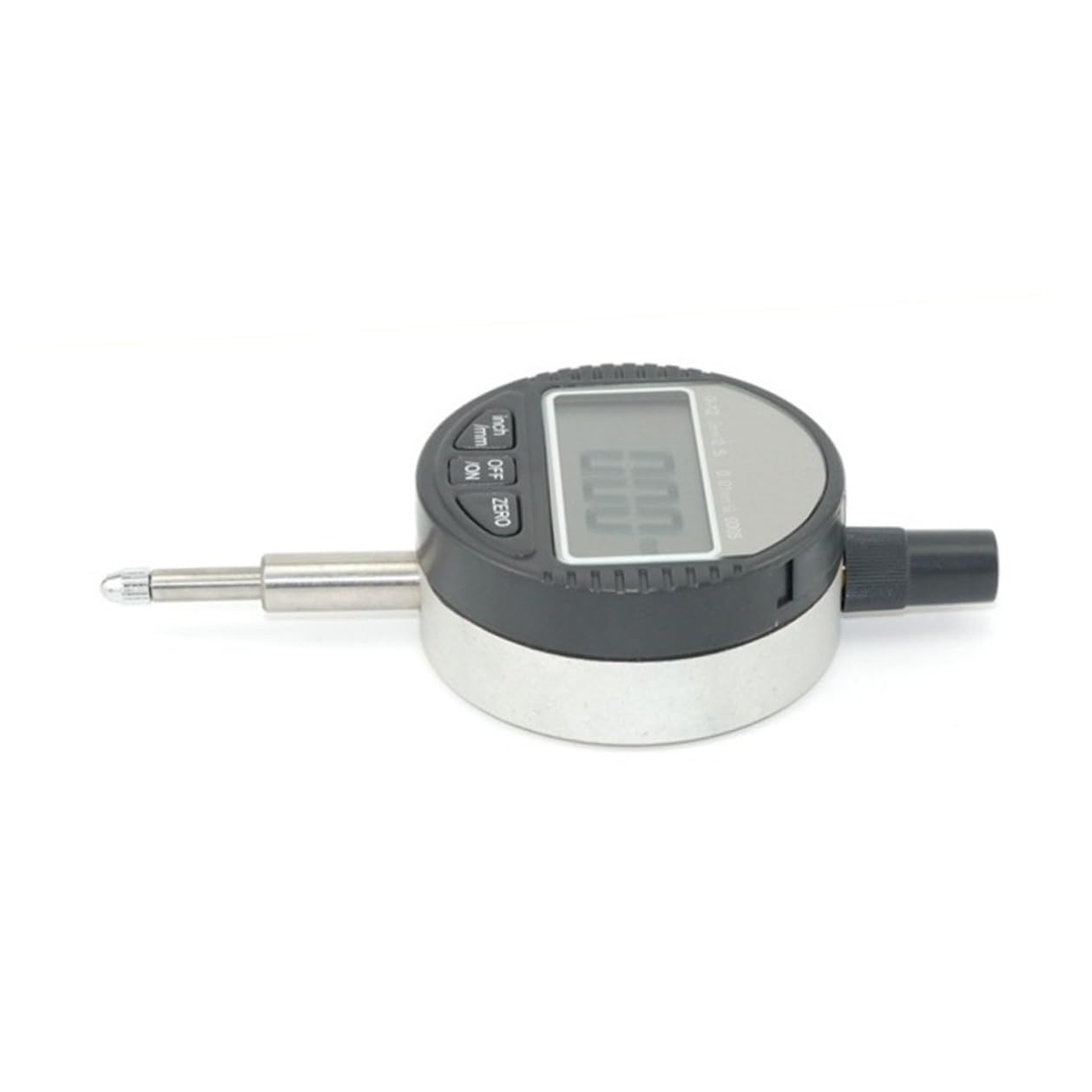Digitale Messuhr mit 0,01mm Auflösung 0–12,7mm Schwarz