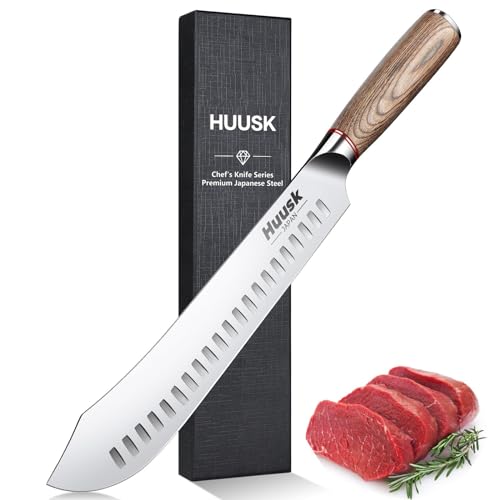 Huusk 10-Inch Bullnose Butcher Knife
