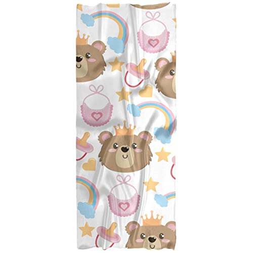 Écharpe légère femme et châle enveloppant joli bébé ours cadeau idéal 01