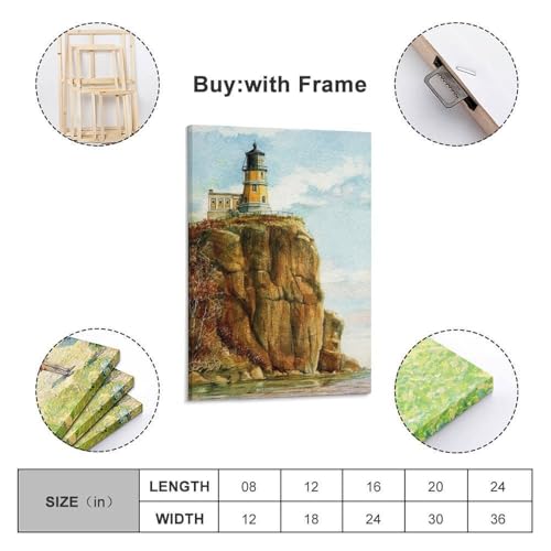 Impression sur toile phare JIDUHON tableau esthétique premium