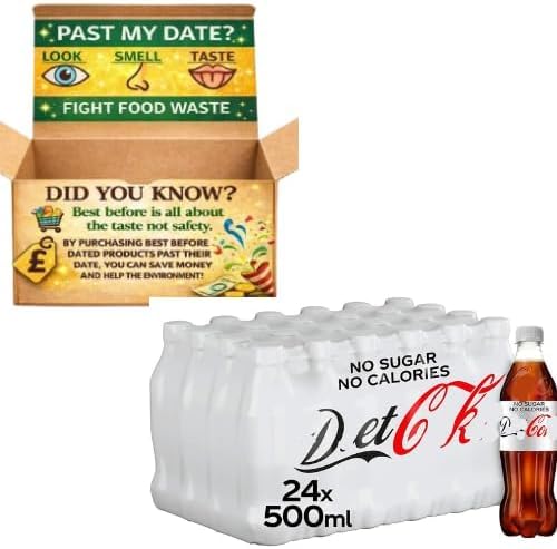 Dieta 24 x 500 ml Butelki Najlepiej spożyć przed 23 stycznia 2026 r. Niskokaloryczny napój bez cukru typu cola w opakowaniu zbiorczym Idealny na imprezę walentynkową