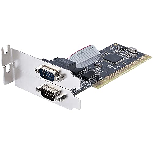 StarTech.com 2-Port PCI RS232 Serial Adapter Card - PCI Serial Port Expansion Controller Card - PCI to Dual Serial DB9 Card - Standard (Installed) & Low Profile Brackets - Windows/Linux (PCI2S5502) - Thumbnail 6
