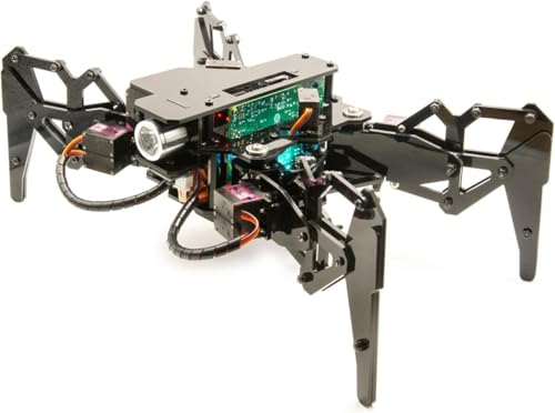 Adeept DarkPaw Bionic Quadruped Spider Robot Kit Compatible with Raspberry Pi 4 3 Model B+/B, STEM...