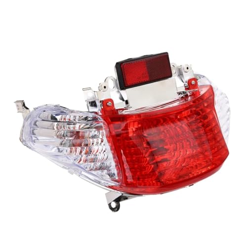Luz trasera moto GY6 50cc lámpara parada freno roja para motocicleta