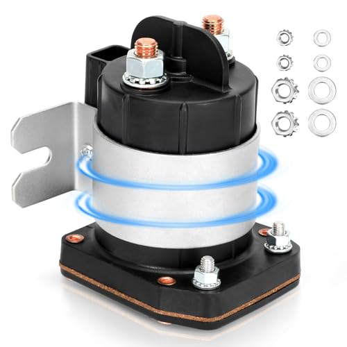 OEM TROMBETTA Solenoid 114-2411-020 Replacement, 24 Volt 225 Amp Continuous Duty, 600 Amp Inrush, 4 Terminal, Heavy Duty Solenoid Relay Switch