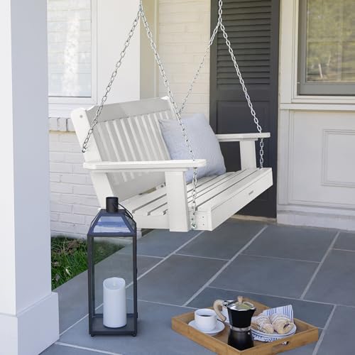 Image of highwood Lehigh Porch Swing, 4 Feet, White