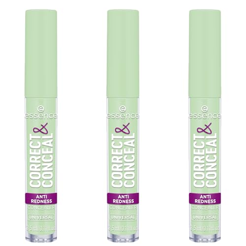 Essence CORRECT & CONCEAL Anti Redness Concealer 3er Pack