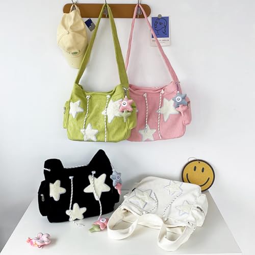 Bolso bandolera KAMEILONG de pana para mujer miniatura 2
