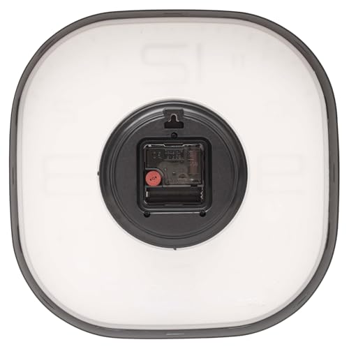 Image of TEKCOOL Plastic Analogue Wall Clock 12 inch Silent Quartz Decorative Wall Clock Non-Ticking Classic Clock Battery Operated Round Easy to Read for Room /Home /Kitchen /Bedroom /Office /School.Rose White