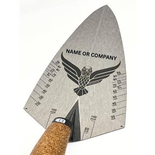 Personalised Brick Trowel 11 inch Philadelphia Cork Handle