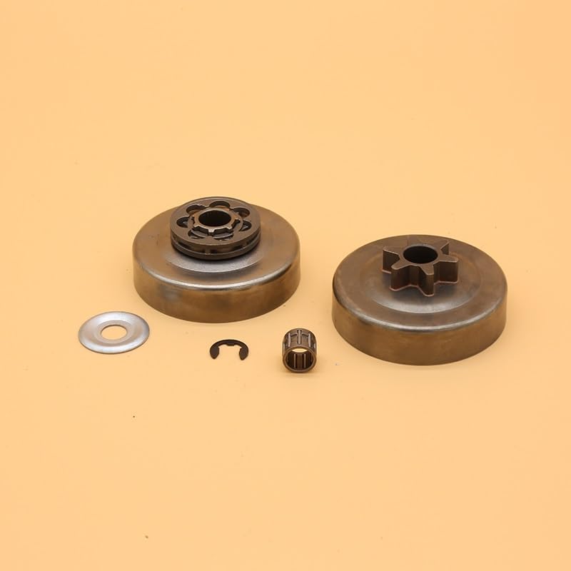 園芸工具部品 3/8 6T クラッチドラム P7 スプロケットリムニードルベアリングワッシャーキット STIHL MS170 MS1