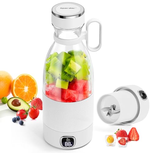 Frullatore Portatile A Bottiglia &ndash; 420ml &ndash; 40W &ndash; Ricaricabile USB &ndash; Nuovo