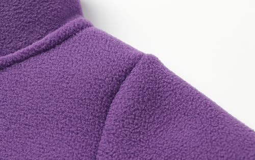 Image of LittleSpring Boys Girls Polar Fleece Jackets Fur Lined Zip Up Warm Winter Coat