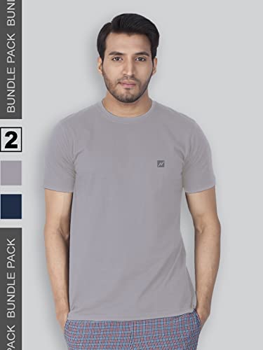 Image of Lux Nitro Men's Solid Regular Fit T-Shirt