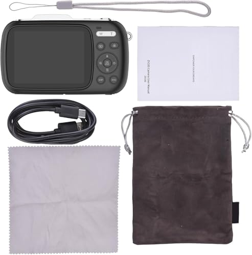 Image of 5K Digital Camera 80MP High Resolution Auto Focus Digital Camera 18X Zoom Digital Video Camera for Photography and Video (Black)