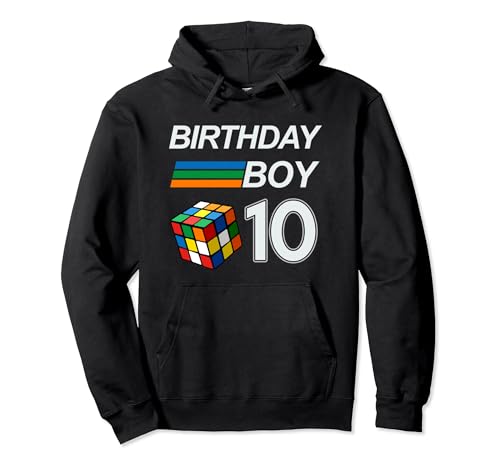 Competitive Speed Cubing Cumpleaños de 10 años para niños y niños Sudadera con Capucha
