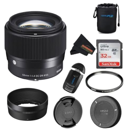 Sigma 56mm F 1.4 DC DN RF�}�E���g�p (�x�[�V�b�N�o���h��)�B