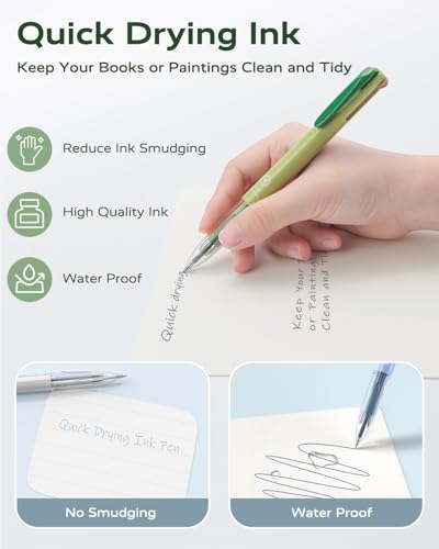 Four Candies Multicolor Pens, 4-in-1 Colored Ballpoint Pen, 0.5mm Quick Dry Black Ink Pens Fine Point Smooth Writing Pens, Cute Nurse Pens for Work, 18 Colors, 6PCS image 4