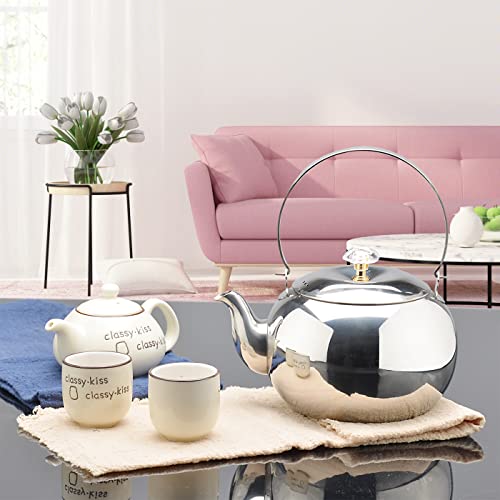 Sanqiahome 1200Ml Stainless Steel Teapot With Infuser #TOP1