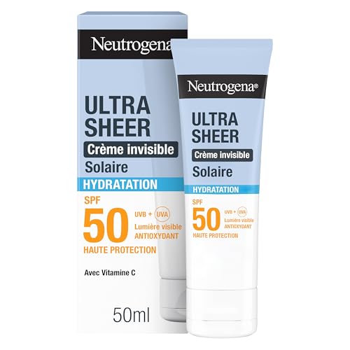 Neutrogena – Crème Solaire Visage Invisible Ultra Sheer Hydratation SPF