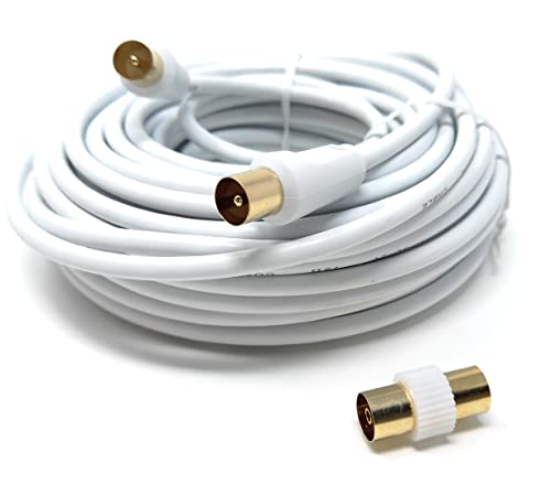 Câble coaxial TV DRUT 15m mâle-mâle pour résoudre les pertes de signal RF