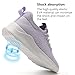 WYGRQBN Women's Walking Shoes Lightweight Tennis Fashion Sneakers Sports Workout Gym Shoes for Running Light_Purple US Size 8.5