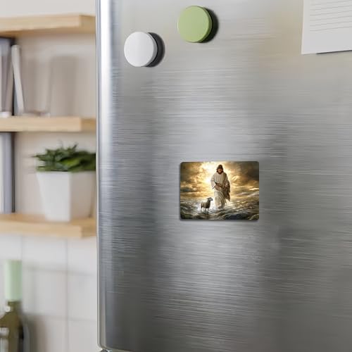 Imán redondo acrílico retro para refrigerador miniatura 4