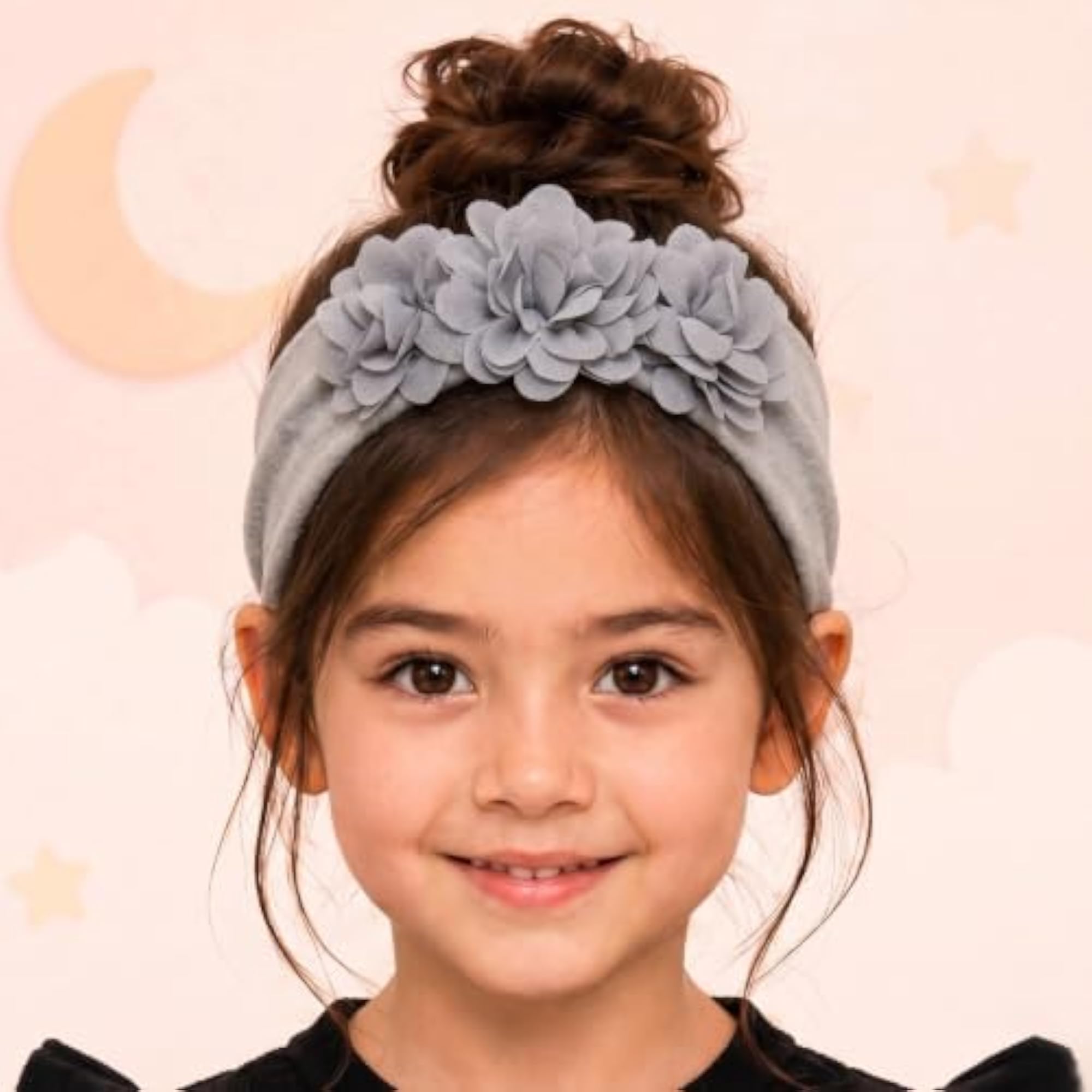 Flower Headband & Knee High Socks Combo, Infant Accessories Set
