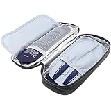 Genérico Estojo Térmico Portátil para Canetas de Insulina, Ozempic, Wegovy, Mounjaro, Saxenda, Capa Protetora com Compartimentos