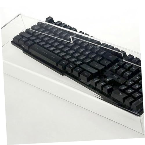 Protector de teclado acrílico lavable y transparente para oficina 3