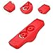 Menolana Kids Balance Board, Wobble Board, Balance Training Seesaw Rocking Board for Indoor Outdoor, Red