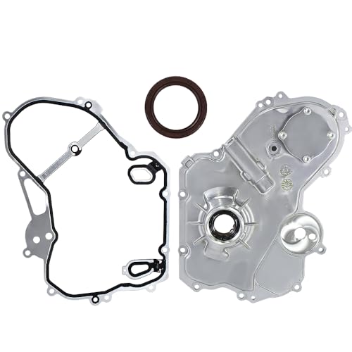 Image of M349 OP314 Oil Pump TCS46041 Timing Cover Gasket Kit Compatible with Chevy Cobalt Malibu Equinox HHR Orlando Compatible with Buick Verano Regal Pontiac Solstice Saturn Ion Sky Vue