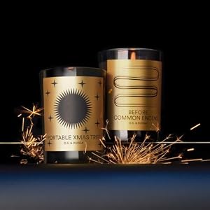 DS & Durga Portable Xmas Tree Scented Candle - Aesthetic Christmas Candle for Home, Pine Needles, Amber & Clove, Soy Wax Blend, Paraben Free, Cruelty Free, 60-Hour Long Lasting Burn - 7oz DS Durga Portable Xmas Tree Scented Candle Aesthetic Christmas Candle for Home Pine Needles Amber Clove Soy Wax Blend Paraben Free Cruelty Free 60 Hour Long Lasting Burn 7oz