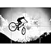 Produktbild BMX MOUNTAIN BIKE JUMP BICYCLE SILHOUETTE GIANT ART PRINT POSTER PICTURE OZ1633