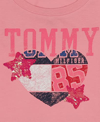 Image of Tommy Hilfiger Girls Sequin Flag Tee (Big Kids)